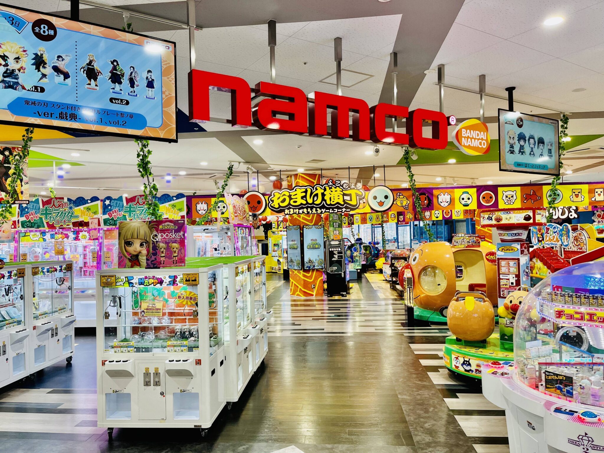 愛媛県松山市のクレーンゲーム店舗紹介画像namcoさん